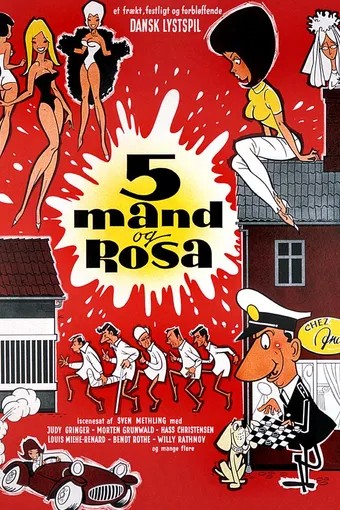 Fem mand og Rosa